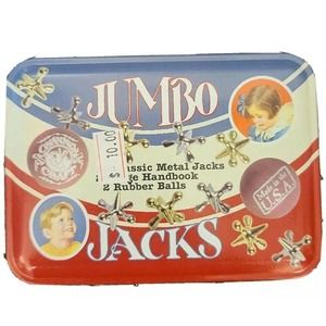 Vintage Jumbo Jacks Channel Craft With Classic Toy Tin Box Year 2000 New